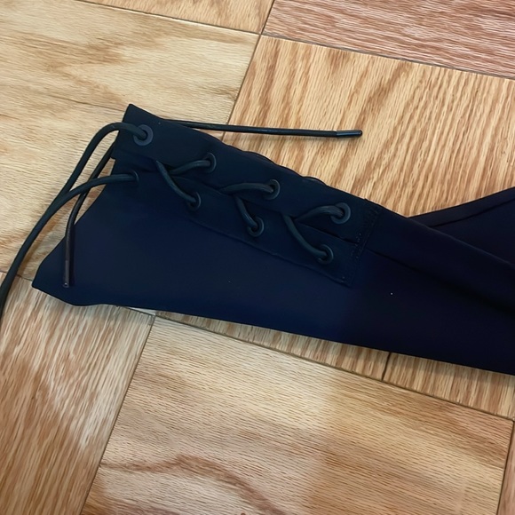 Rag & Bone Simone Navy Lace-Up Pants - Picture 11 of 11